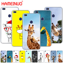 Hameinuo capa de celular com desenhos animados, capinha fofa de girafa para huawei ascend p7 p8 p9 p10 p20 lite plus pro g9 g8 g7 2017 2024 - compre barato