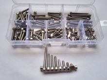 120PCS M3 Allen Bolt Hex Socket Round Cap Smooth Head Screw Bolt Assortment Set 2024 - buy cheap