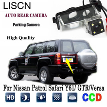 Câmera de visão traseira para nissan patrol, safari y61/gtr/versa ccd/visão noturna/câmera de reversão câmera de backup para placa 2024 - compre barato