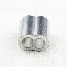 1000pcs, M1.0--M1.2 figure 8 hole aluminum sleeve steel wire rope cover tighter lifting rigging hardware 2024 - buy cheap