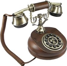 Free Shipping+EU popular wooden classic telephone K9/real wood/home decoration/gift for home&friends 2024 - купить недорого
