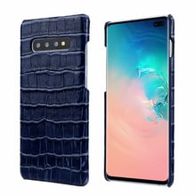 Luxury New Design Protective Case for Samsung S10/S10 Plus Note 9 8 Crocodile Pattern Back Cover Genuine Leather Fitted Case 2024 - buy cheap