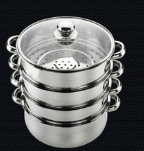 Cookware Steamers Cooking Tool stainless steel Steaming Pot 30cm 4layers Casserole Bouble Boils 2024 - buy cheap