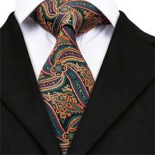 DN-1709 Привет галстук 100% шелк мужской галстук Роскошный Дизайнер Jacquare тканые мужские галстуки для Свадьба Вечеринка бизнес формальный галстук Gravata 2024 - купить недорого