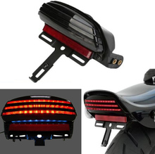 Luz trasera LED para guardabarros de motocicleta, triple barra, para Harley Dyna Fat Bob Softail FXST FXSTB FXSTC FXSTS FLSTSB 2006-later 2024 - compra barato