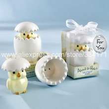 10 pçs/set "galinha nasce" Ceramic Salt & Pepper Shakers favor do casamento favor do chuveiro de bebê HJG1017 2024 - compre barato