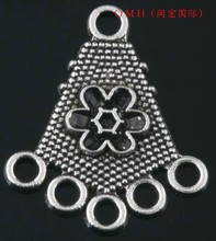 OMH wholesale jewelry Free shipping 14pcs tibet silver earring connector finsings 32x23mm EH313 2024 - buy cheap