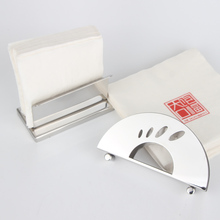 Kitchen Storage Stainless Steel Restaurant Table Seat type Sheet Napkin Paper Tissue Boxes 2024 - buy cheap