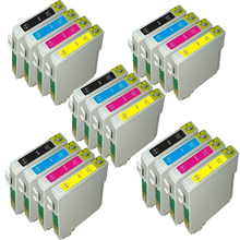 Cartucho de tinta T0711-715 para impresora Epson stylus, recambio de tinta Compatible con SX200, SX205, SX209, SX210, SX400, SX405, SX405W, SX410, SX510W, SX110, SX105, SX100, 20 unidades 2024 - compra barato