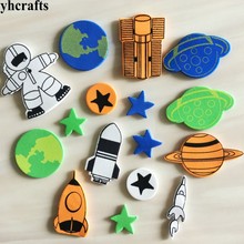 1 saco/lote. spaceman outspace estrela foguete foam adesivos aprendizagem precoce diy brinquedos itens de atividade quarto dos miúdos ornamento presentes aniversário 2024 - compre barato