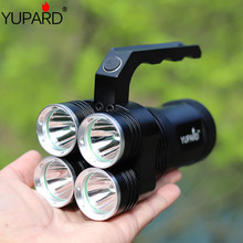 YUPARD 4* XM-L2 T6 led Flashlight Spotlight Searchlight Torch bright 18650 rechargeable battery tactical camping hunting 2024 - buy cheap