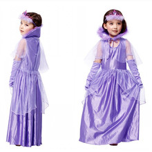 Детские костюмы Белоснежки на Хэллоуин для девочек; карнавальный костюм принцессы из аниме для сцены; вечернее платье; Рождественский подарок; брейв для вечеринки 2024 - купить недорого