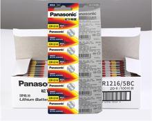 200pcs/lot New Original Battery For Panasonic CR1216 ECR1216 DL1216 BR1216 LM1216 CR 1216 3V Li-ion Button Coin Cell Batteries 2024 - buy cheap