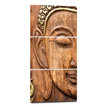 Modern Wall Art Posters Framework Decoration For Living Room 3 Pieces Buddha Paintings Modular Canvas HD Prints Pictures Artwork 2024 - buy cheap