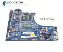 NOKOTION For Lenovo FLEX 14 14 inch Laptop Motherboard SR170 I5-4200U CPU GT 720M graphics DA0ST6MB6E0 MAIN BOARD 2024 - buy cheap