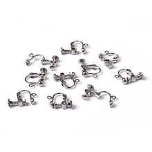10pcs 17mm Brass Clip-on Earring Findings For Non-Pierced Ears For DIY Jewelry Accessories  Making Earrings Handicrafts Supplies 2024 - buy cheap