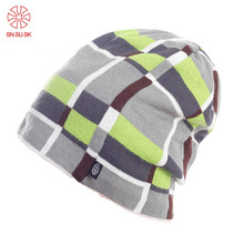 Winter Hats Gorras Male Wire Cap Skiing Ski Hat Beanies Plaid Fleece Hat Gorros Men hat Toucas Feminina 2024 - buy cheap