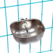 2 pcs Rabbit Breeding Equipment Anti-scratch Stainless Steel Drinking Water Bowl Rabbit Fox Mink Nipple Drinking Water Box 2024 - buy cheap