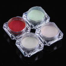 BORN PRETTY 4 Boxes Chameleon Nail Glitter Mirror Matte Effect Chrome Powder Manicure Nail Art Dust Pigment UV Gel Polish 2024 - buy cheap