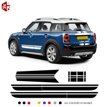 Capó de coche a rayas para maletero, pegatina de cuerpo posterior, pegatina de falda de rayas laterales para Mini Cooper S JCW Countryman F60, accesorios 2024 - compra barato