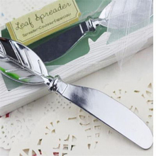 Creative Leaf Shape Butter Knife Bread Handle New Master Silver Cheese Dessert Jam Spreader Breakfast Tool Gift 2024 - buy cheap