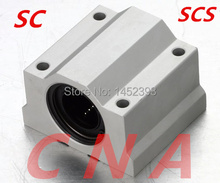 Rodamiento lineal SC25UU SCS25UU de 25mm, deslizante de movimiento lineal para CNC, guías lineales de envío gratis, 1 ud. 2024 - compra barato