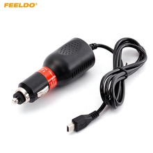 FEELDO зарядное устройство для автомобиля с мини-USB-интерфейсом, 1 шт. 2024 - купить недорого