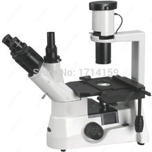 Microscopio invertido, suministros de AmScope 40x-800x, Plan de larga distancia, microscopio óptico invertido biológico 2024 - compra barato