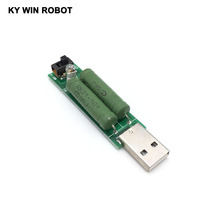 Resistor de carga mini descarga usb 2a/1a com interruptor 1a led verde, 2a led vermelho 2024 - compre barato