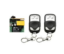 AC 220 V   1 CH RF  mini Wireless Remote Control  1 piece  Receiver  & 2  piece  Transmitter  waterproof  2 key 2024 - buy cheap