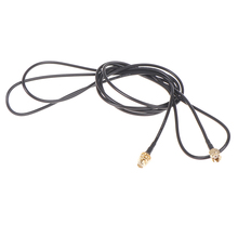 2m Black Wireless Antenna Extension Cables Antenna Extension Cable SMA Male To SMA Female RF Connector Adapter RG174 2024 - buy cheap