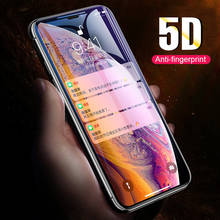 RONICAN 5D Curved Screen Protector for iPhone 8 7 6 6s Plus 8 Plus Edge Full Cover Film for iPhone X xs Tempered Glass Film 2024 - buy cheap