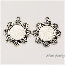 35pcs Charm vintage round frame Pendant Tibetan silver Zinc Alloy Fit  European  Necklace DIY Metal Jewelry Findings 2024 - buy cheap