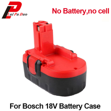 Пластиковый Чехол для никель-металлогидридной батареи 18 в Ni-CD для Bosch (без аккумуляторных батарей) BAT025,BAT026,BAT160,BAT180,BAT181,BAT189,2 610 909 020 2024 - купить недорого