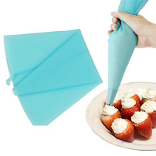 Portable 12" Reusable Silicone Icing Piping Cream Pastry Bag Cake DIY Decorating Tool Dessert Decorators 2024 - buy cheap