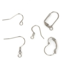 10-200pc Stainless Steel Earring Hooks Earrings For Jewelry Making Woman Clasps Earrings DIY Jewelry Findings 2024 - buy cheap