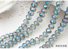 5040 AAA Plated green Color Loose Crystal Glass Rondelle beads.2mm 3mm 4mm,6mm,8mm 10mm,12mm Free Shipping! 2024 - buy cheap