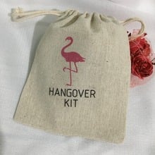 custom Pink Flamingo wedding Hangover Kit favor gift Welcome Bags Bachelorette bridal shower Cactus party gift bag 2024 - buy cheap