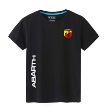 New Man T-Shirt short Sleeve Tops Tees Abarth T-Shirt Men Clothing cotton tee shirt 2024 - buy cheap