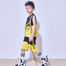 Children's Modern Dance Costumes Girls Boy Hip Hop Dancing Suit Fashion Jazz Street Practice Dance Clothes Stage Performance 2024 - buy cheap