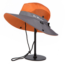 Summer Outdoor UV Protection Mesh Wide Brim Bucket Hats Breathable Sunhat Sport Fishing Sun Hats Panama 2024 - buy cheap