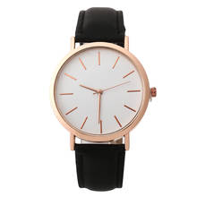 reloj hombre 2019 luxury watch women Fashion Leather Band Analog Quartz Round Wrist Watch Clock Ladies Watches montre femme #N03 2024 - buy cheap