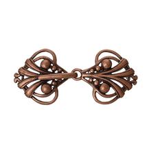 DoreenBeads Copper Toggle Clasps Heart Antique Copper 4.6cm x2.1cm(1 6/8" x 7/8"), 1 Piece new 2024 - buy cheap