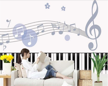 Beibehang papel de parede para paredes 3 d personalizado foto papel de parede moda música piano decorativo mural sofá fundo da parede 3d 2024 - compre barato