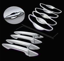 FUNDUOO For Hyundai Elantra  2012 2013 2014 2015 2016 New Chrome Car Door Handle Cover + Cup Bowl Trim Sticker Car Styling 2024 - buy cheap