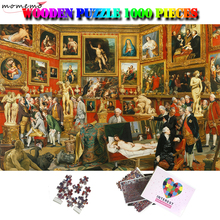 MOMEMO Tribuna of The Uffizi 1000 Pieces Adults Jigsaw Puzzle Wooden 1000 Pieces World Famous Oil Painting Puzzle Toy Home Decor 2024 - buy cheap