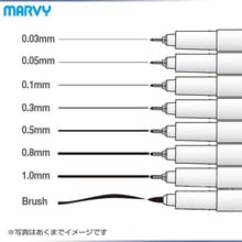 8pcs Multi Needle Drawing Pen Marvy 4600 Cartoon Art Marker Brush Liner Pigment Pens Anime Design School Supplies F861 2024 - buy cheap