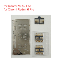 for Xiaomi Redmi 6 Pro/ Mi A2 Lite Card Reader SIM SD Card Slot Connector Socket Holder Tray Reader Replacement Repair Spare 2024 - buy cheap