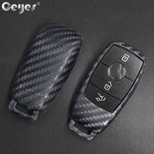 Ceyes-capa de proteção para chave inteligente automotiva, proteção para automóveis, mercedes benz classe e200 e260 e300 w213 2018 s 2024 - compre barato