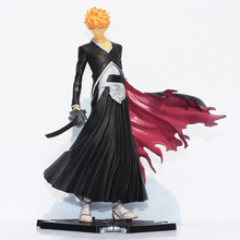 19cm Anime Bleach Figure Toy Kurosaki Ichigo with Sword Action Figure Toys Birthday Gift 2024 - buy cheap